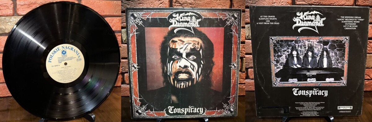 Польский пласт альбома Кинга Даймонда "Conspiracy", 1989 г.