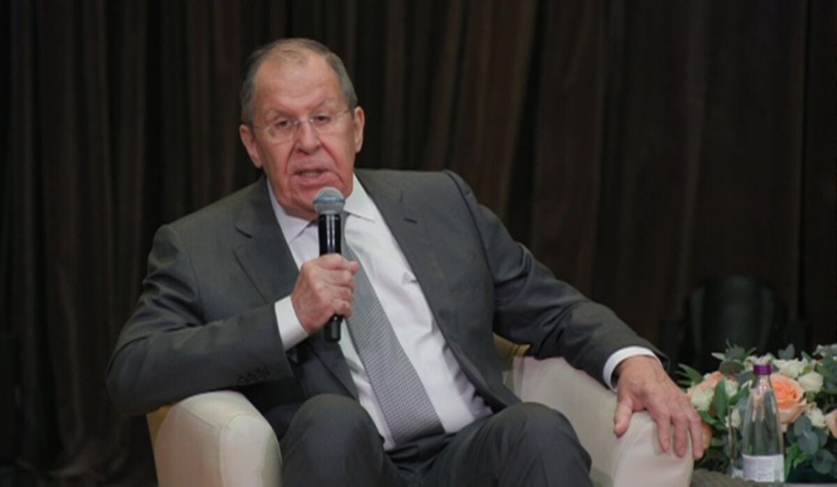     Сергей Лавров в МГИМО. Источник: vesti.ru Автор фото: Скриншот с видео