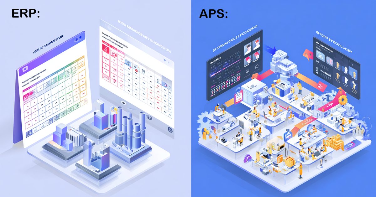 Планирование в ERP и APS: в чем разница? 