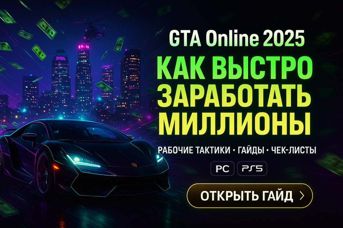 #GTAOnline #GTA5Online #ЗаработокGTA #Гайд #PS5