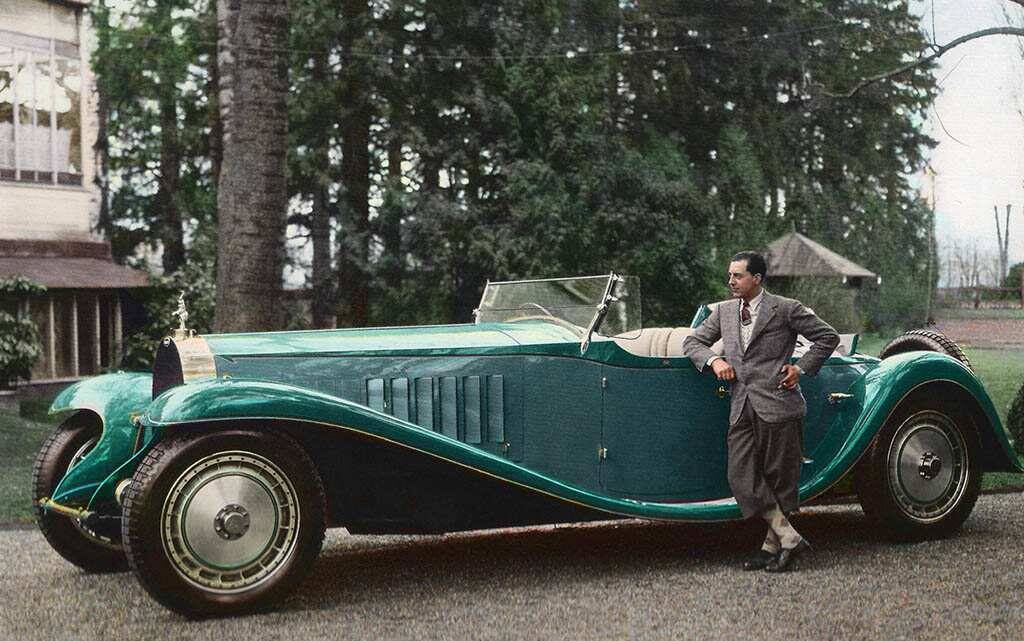 Жан Бугатти около Type 41
