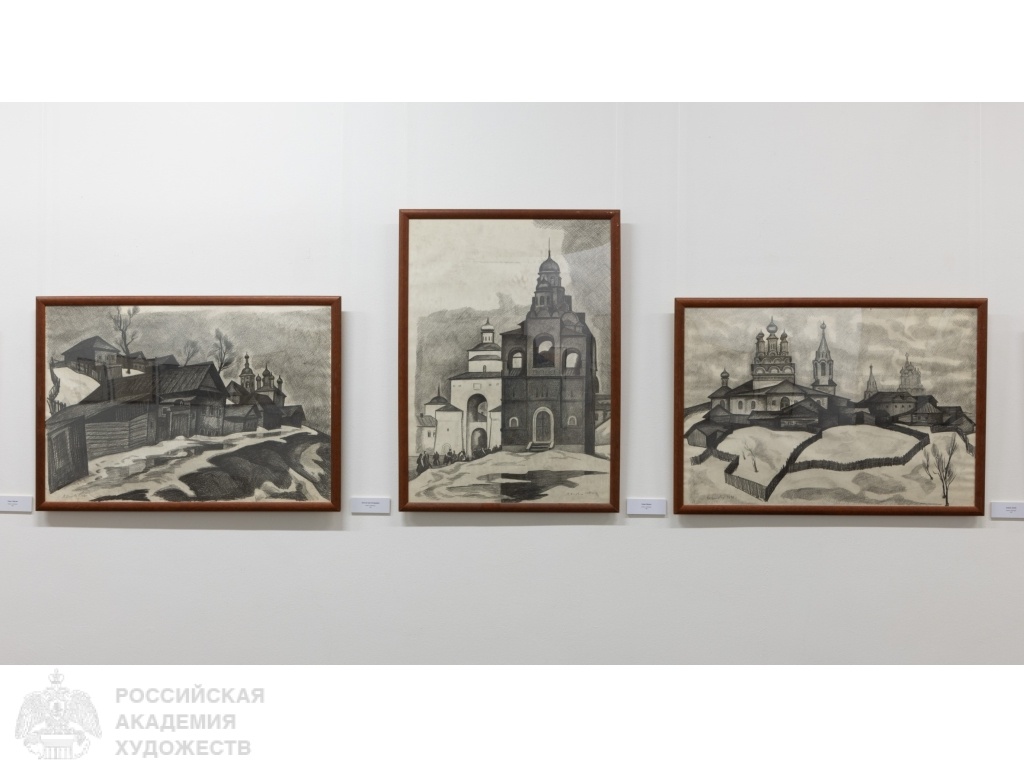 Выставка «Пётр Оссовский. Без границ, вне времени» в МВК РАХ. Фото: Виктор Берёзкин, пресс-служба РАХ.