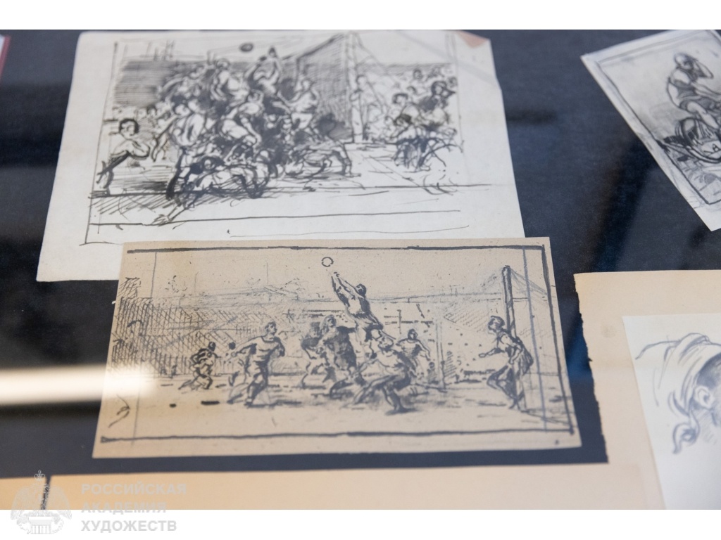 Выставка «Пётр Оссовский. Без границ, вне времени» в МВК РАХ. Фото: Виктор Берёзкин, пресс-служба РАХ.