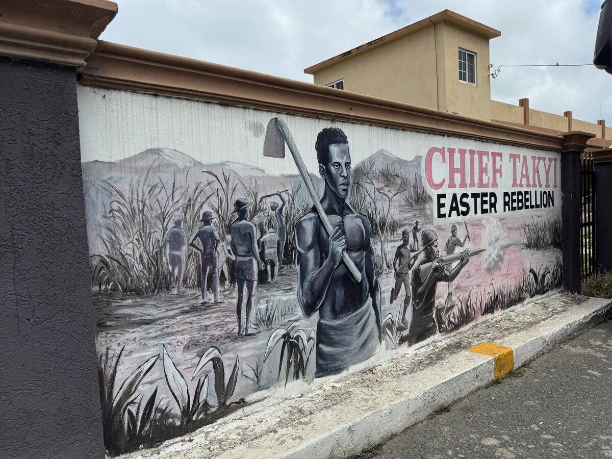 Стрит-арт на Ямайке буквально повсюду