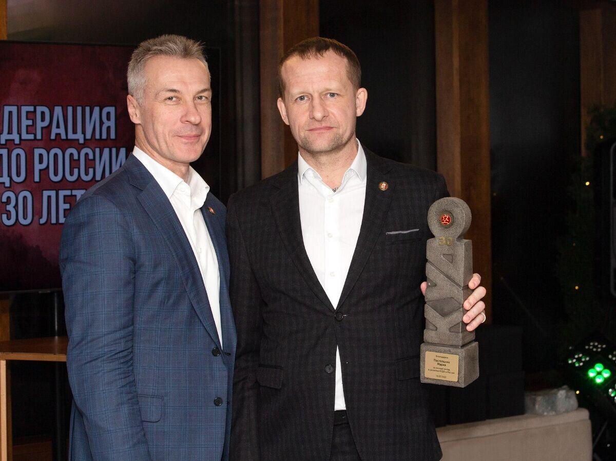    Марк Постельник (справа)© Фото : Клуб единоборств "Берсерк"