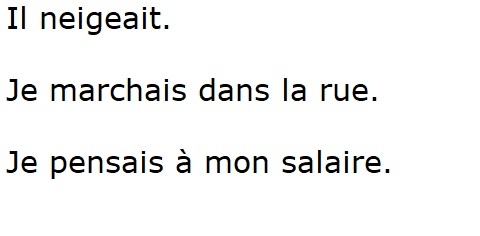 Чем характеризуется l’imparfait?