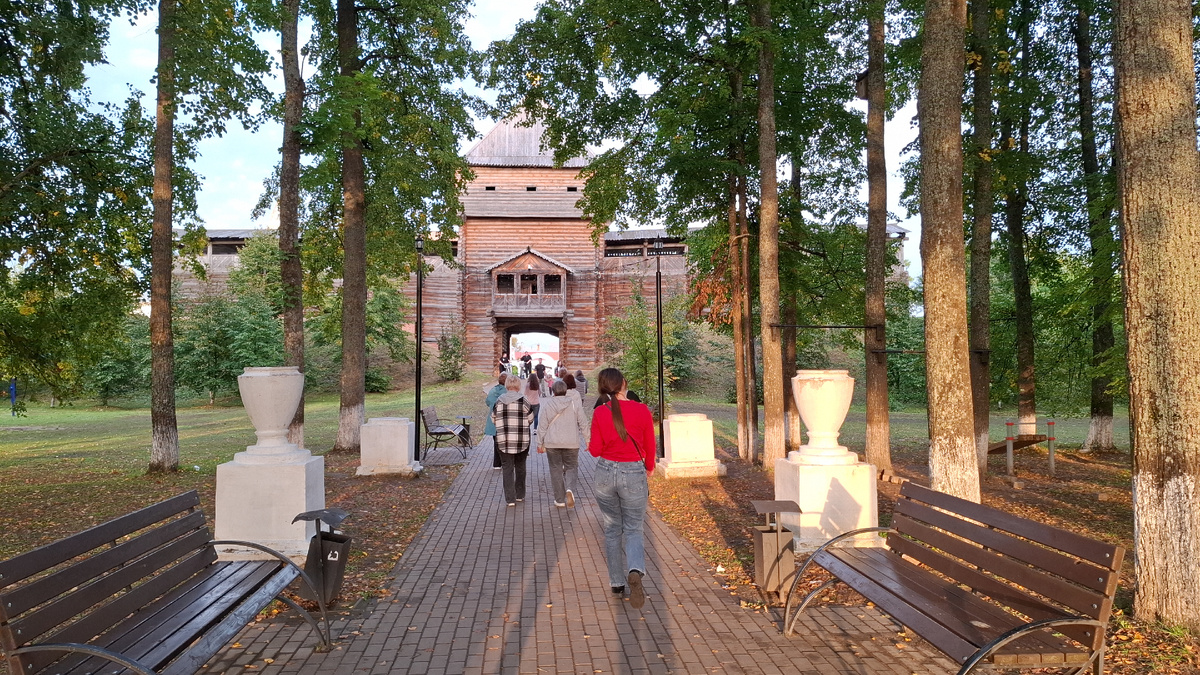 Парк в посёлке Лух 