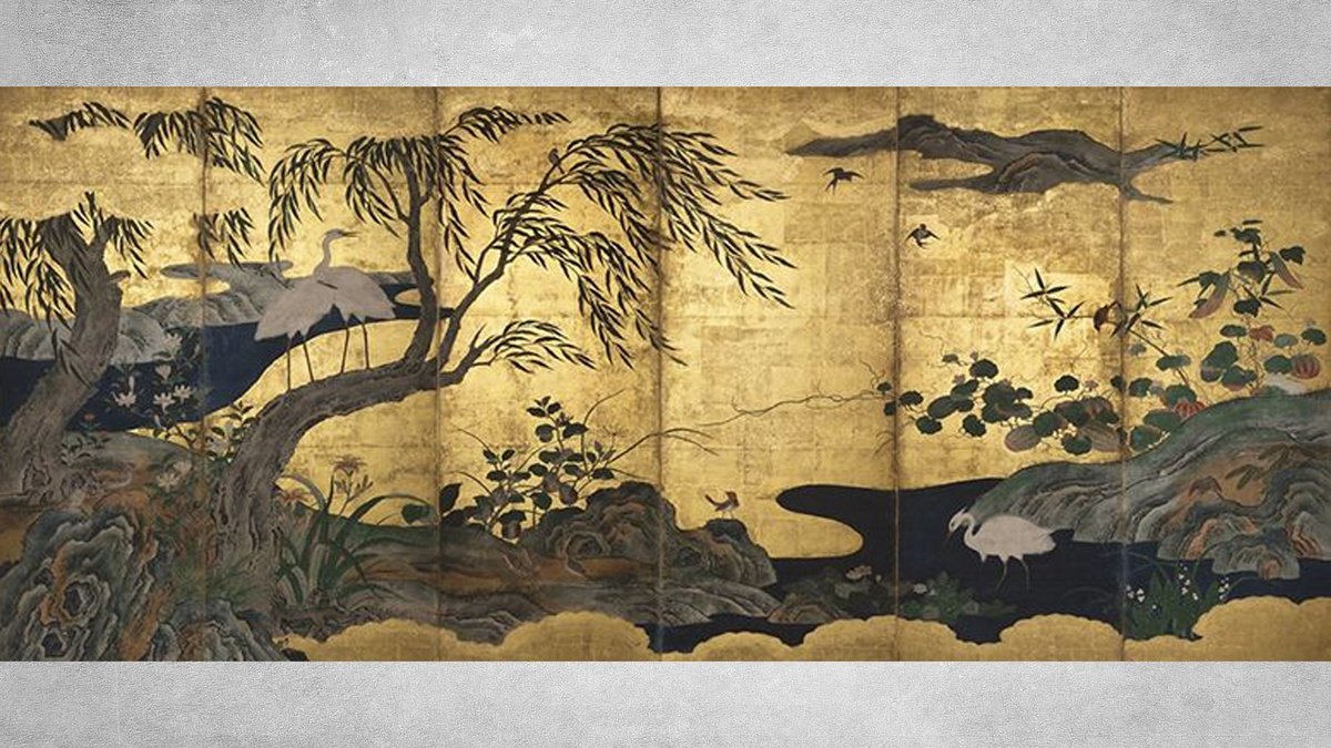 Катё-га («картины цветов и птиц») — японский жанр живописи, в котором изображают цветы и птиц. Это один из ведущих жанров в японском искусстве. Встречается на ширмах, свитках, лаках, металлах. Жанр пришёл из Китая, но приобрёл японские черты →