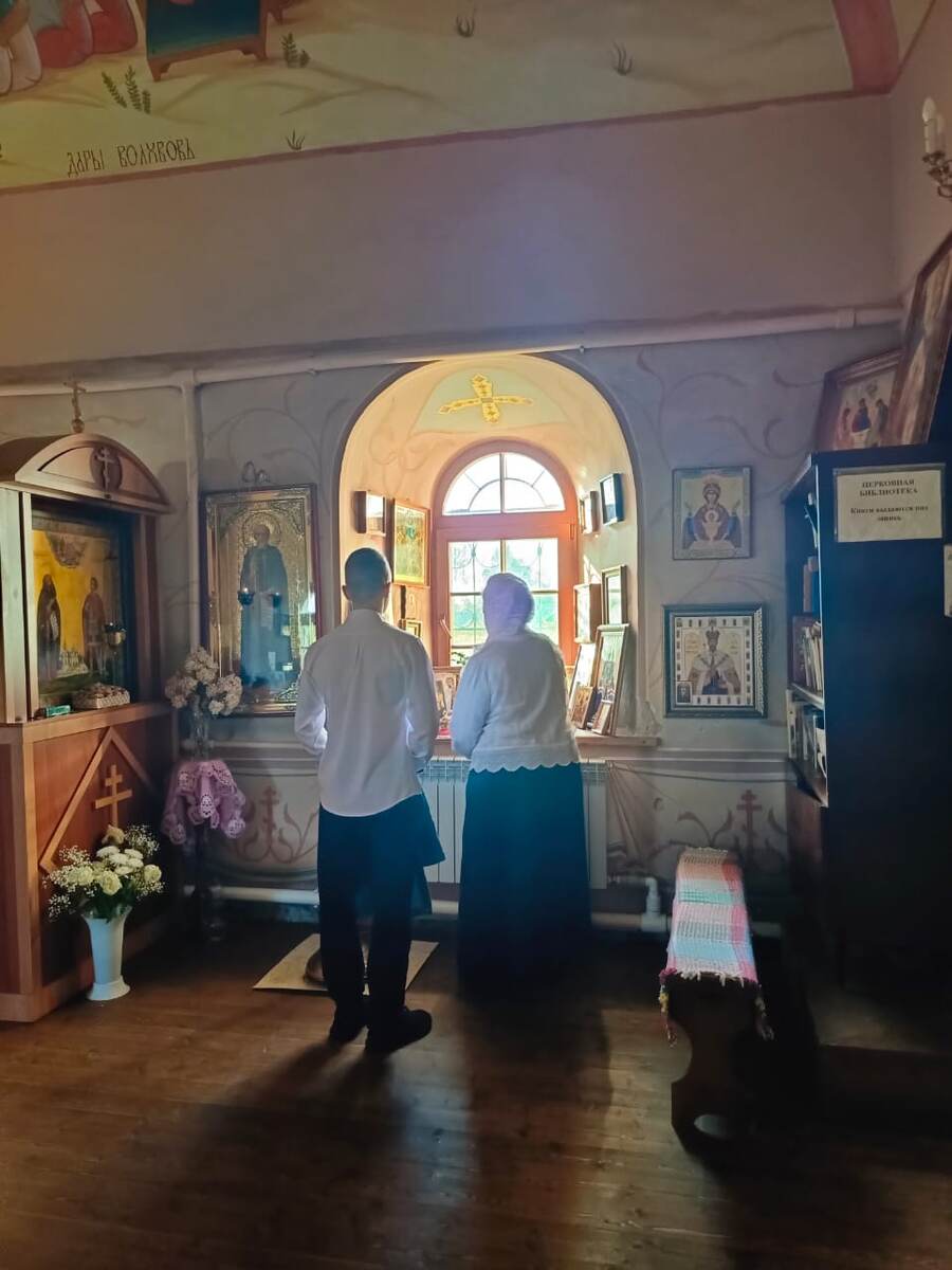 Я и Вася, Сима нас незаметно засняла