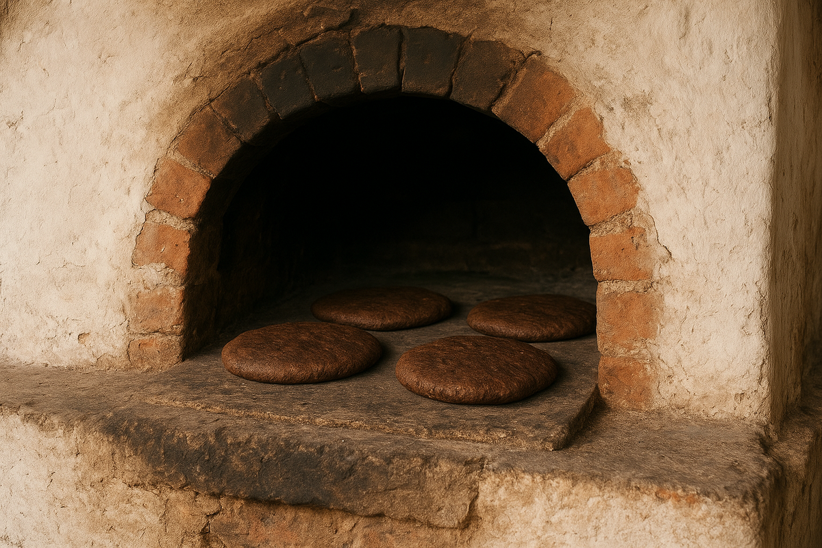 Древняя славянская печь-каменка