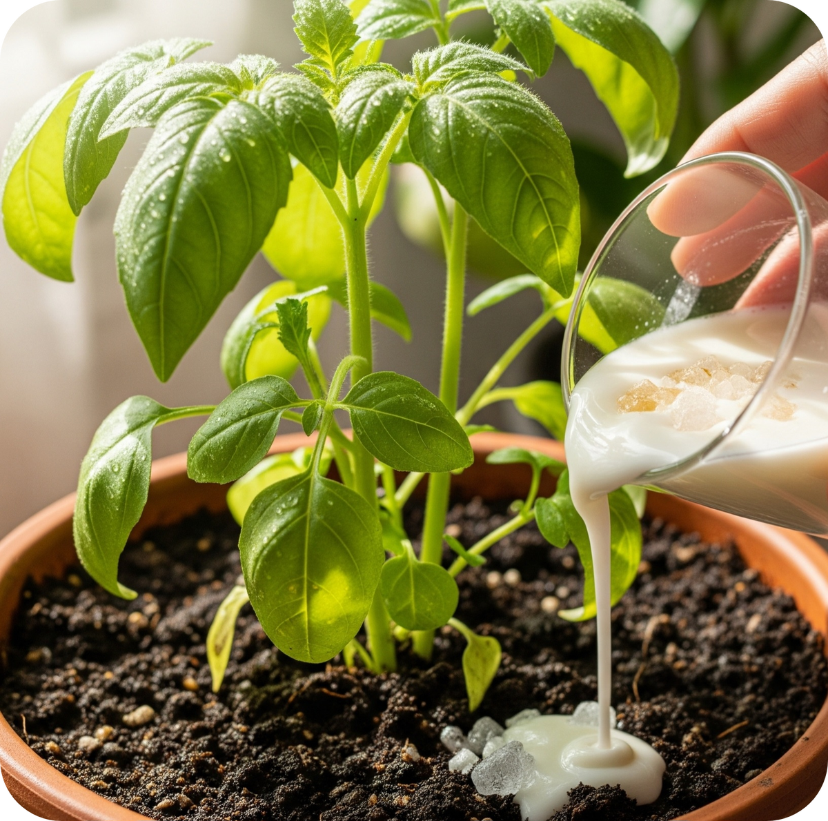 Сахар и кефир — новое суперудобрение: узнайте, как это работает