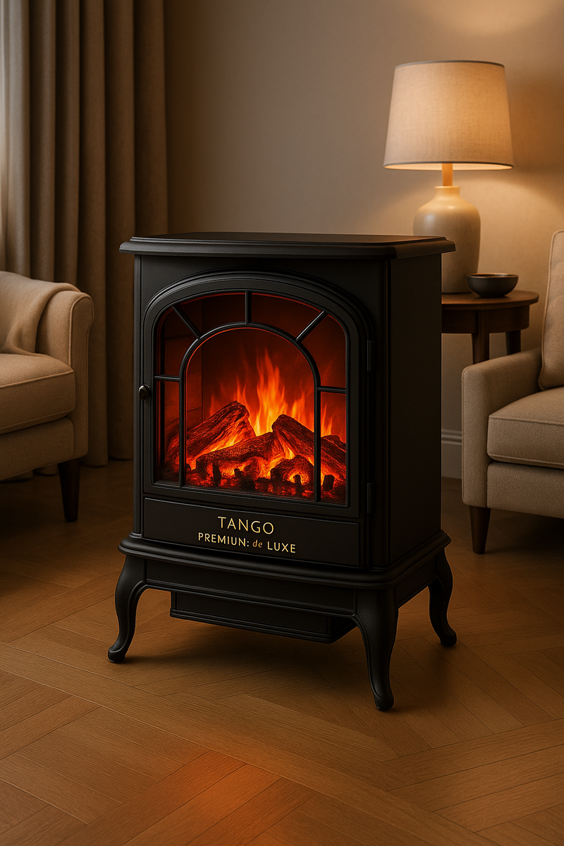    Электрический камин Tango Premium de Luxe: уют и элегантность слоновой кости для вашего дома Kamin