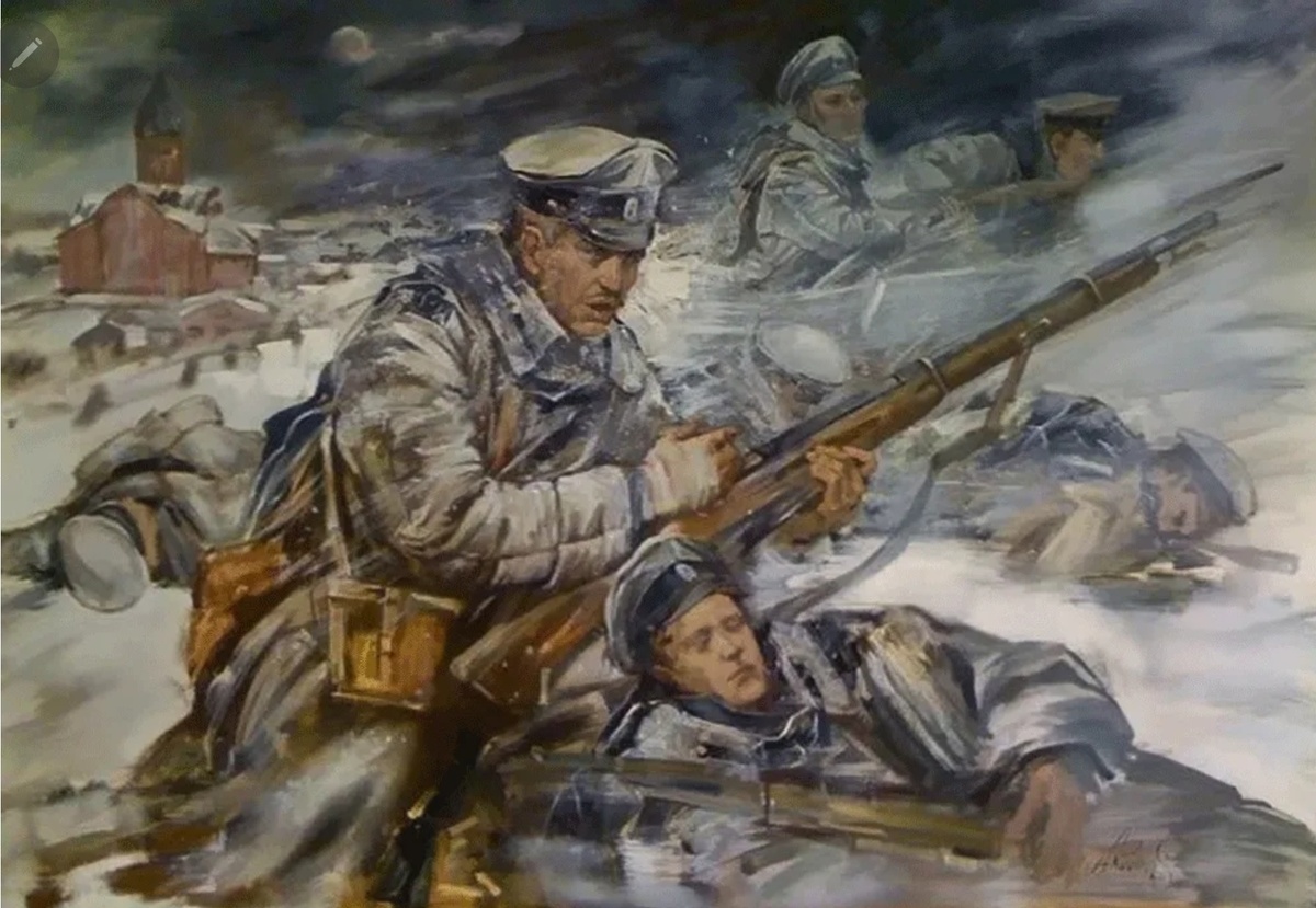 1-й Кубанский " Ледяной" поход Добровольческой армии. 1918 год
