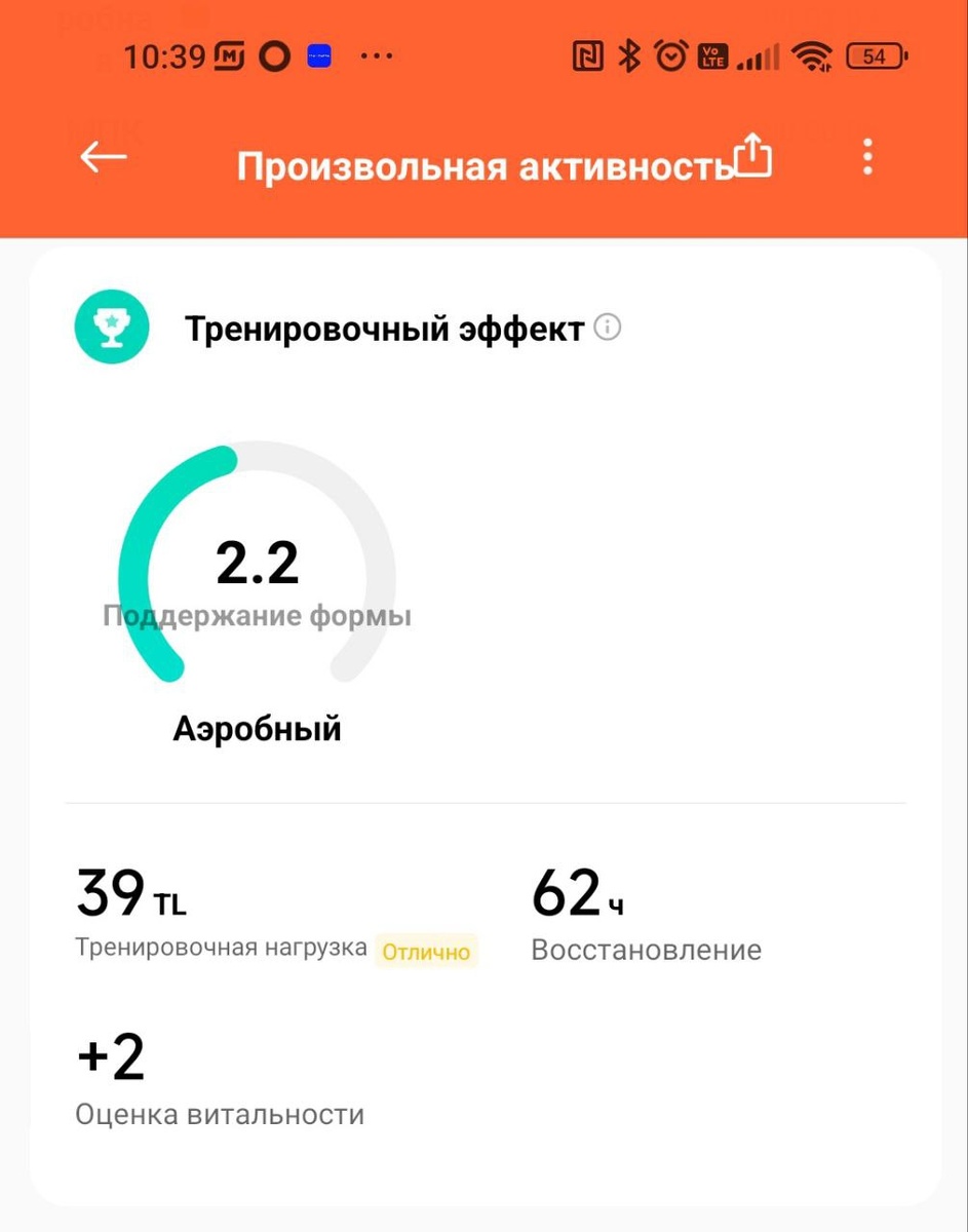 Всего лишь - поддержание формы....