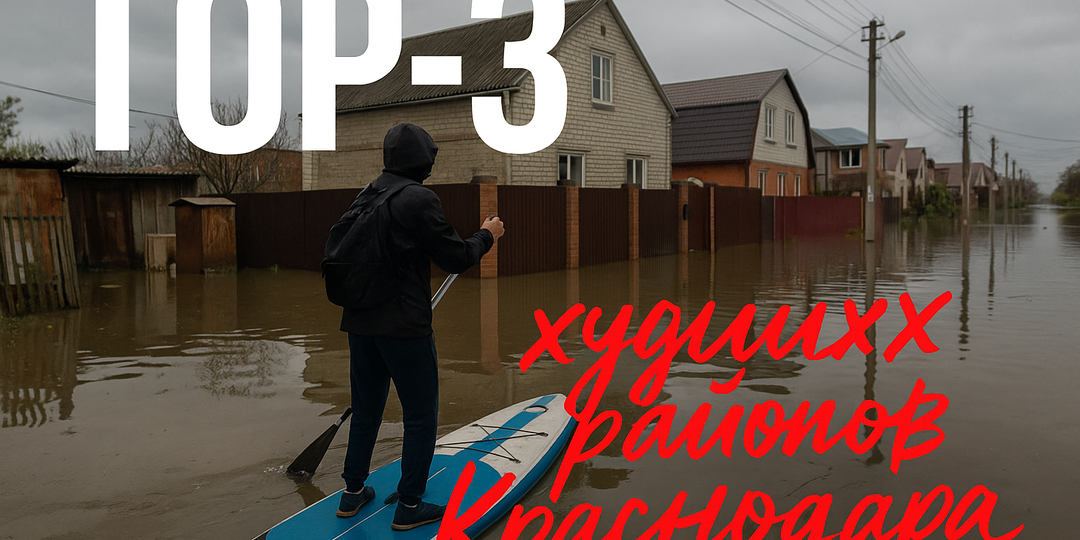 Топ-3 худших районов Краснодара: где мечта о юге превращается в выживание.