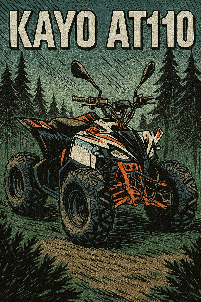 Квадрицикл KAYO AT110 ПТС