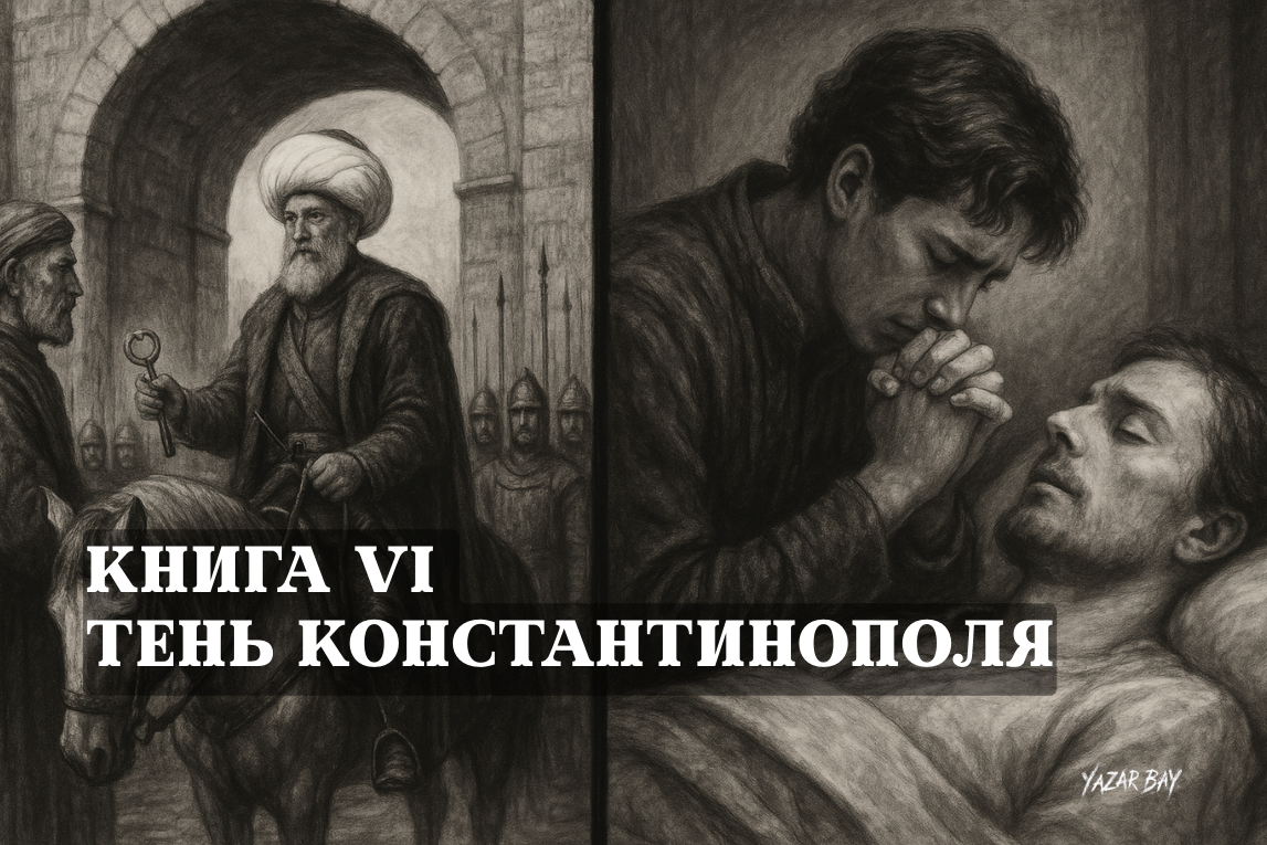 У стен сдавшегося византийского города Никомедии османский полководец Тургут-бей принимает ключи от города, в то время как шехзаде Алаэддин мчится на восток к умирающему брату. ©Язар Бай
