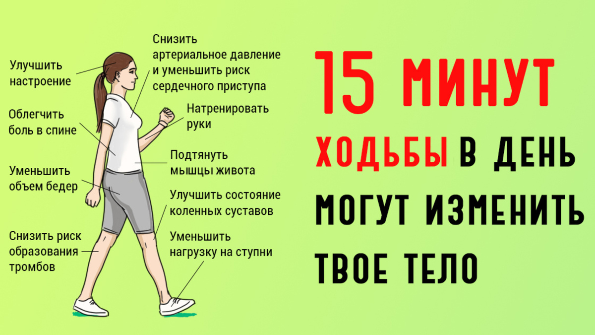 Почему полезно гулять пешком каждый день