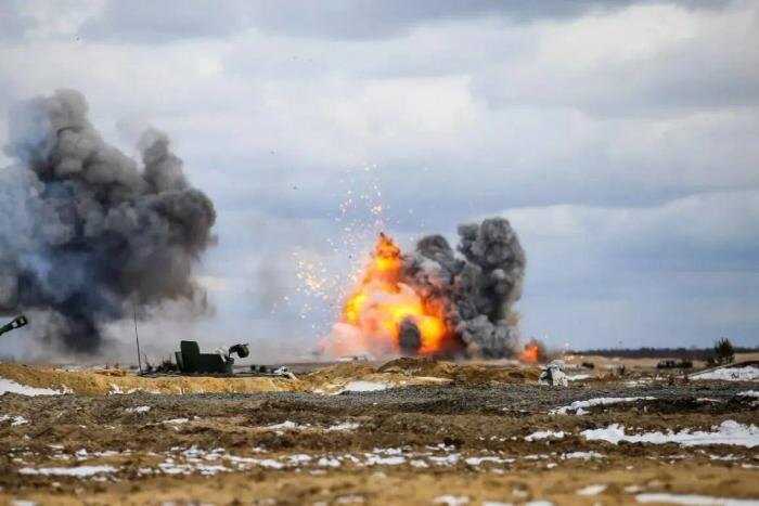 «Союзная решимость — 2022». Фото © Facebook (соцсеть запрещена в РФ; принадлежит корпорации Meta, которая признана в РФ экстремистской) / Министерство обороны Республики Беларусь