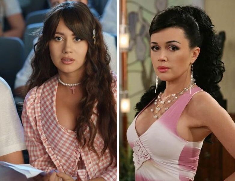 Олеся Иванченко в роли няни Оксаны и Анастасия Заворотнюк в роли няни Вики