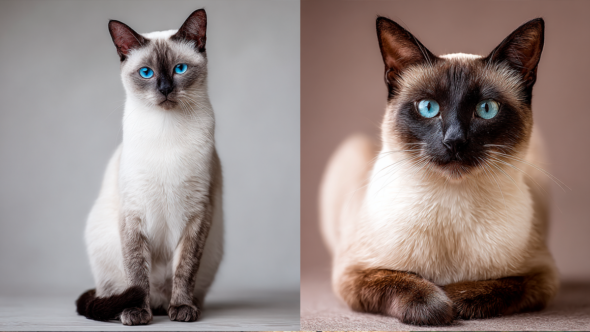 балинезийская и сиамская кошка сравнение, история породы