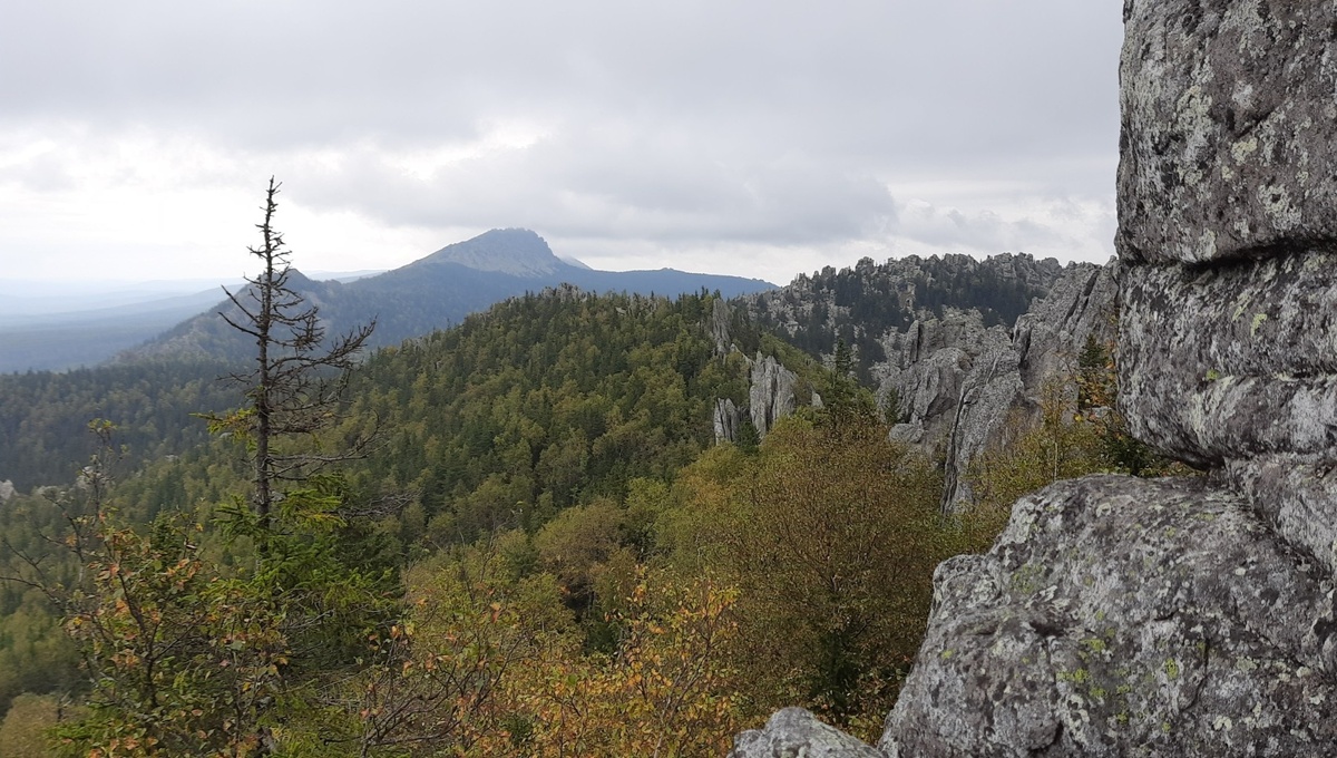 Вскарабкались на Двуглавую сопку (вершина Перья) 