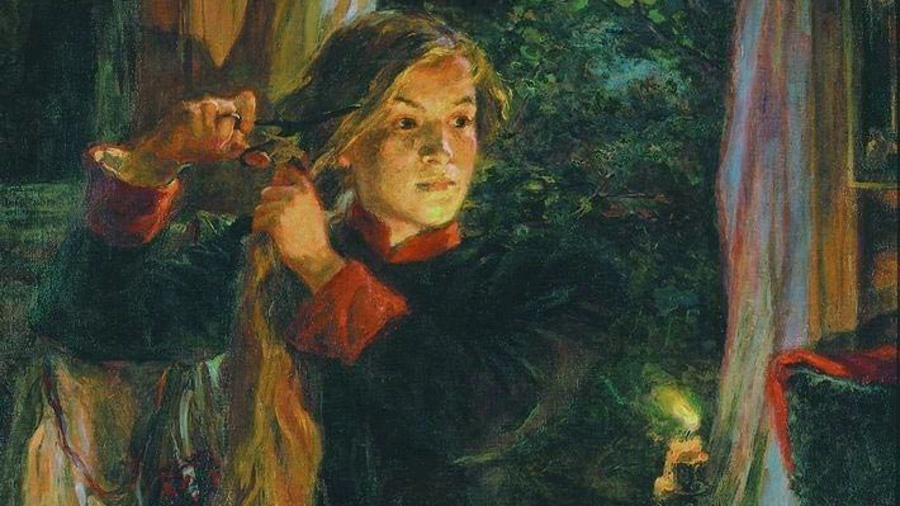 Портрет Дуровой. Работа Л. Тимошенко, 1945 год