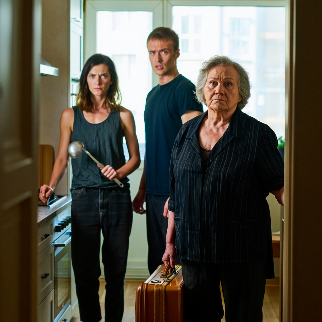 Свекровь пришла с чемоданом и заявила - «Теперь я хозяйка!» - но ответ мой её ошеломил.