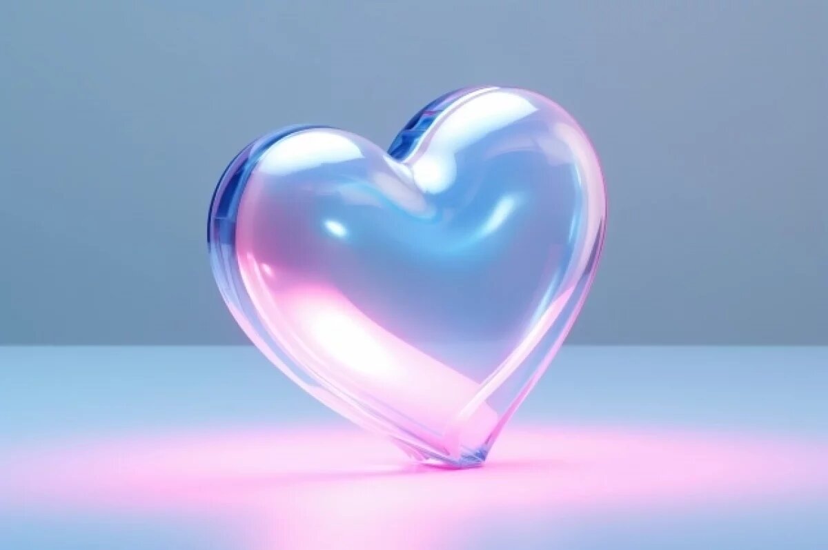    В центре Салехарда зажглось светящееся сердце