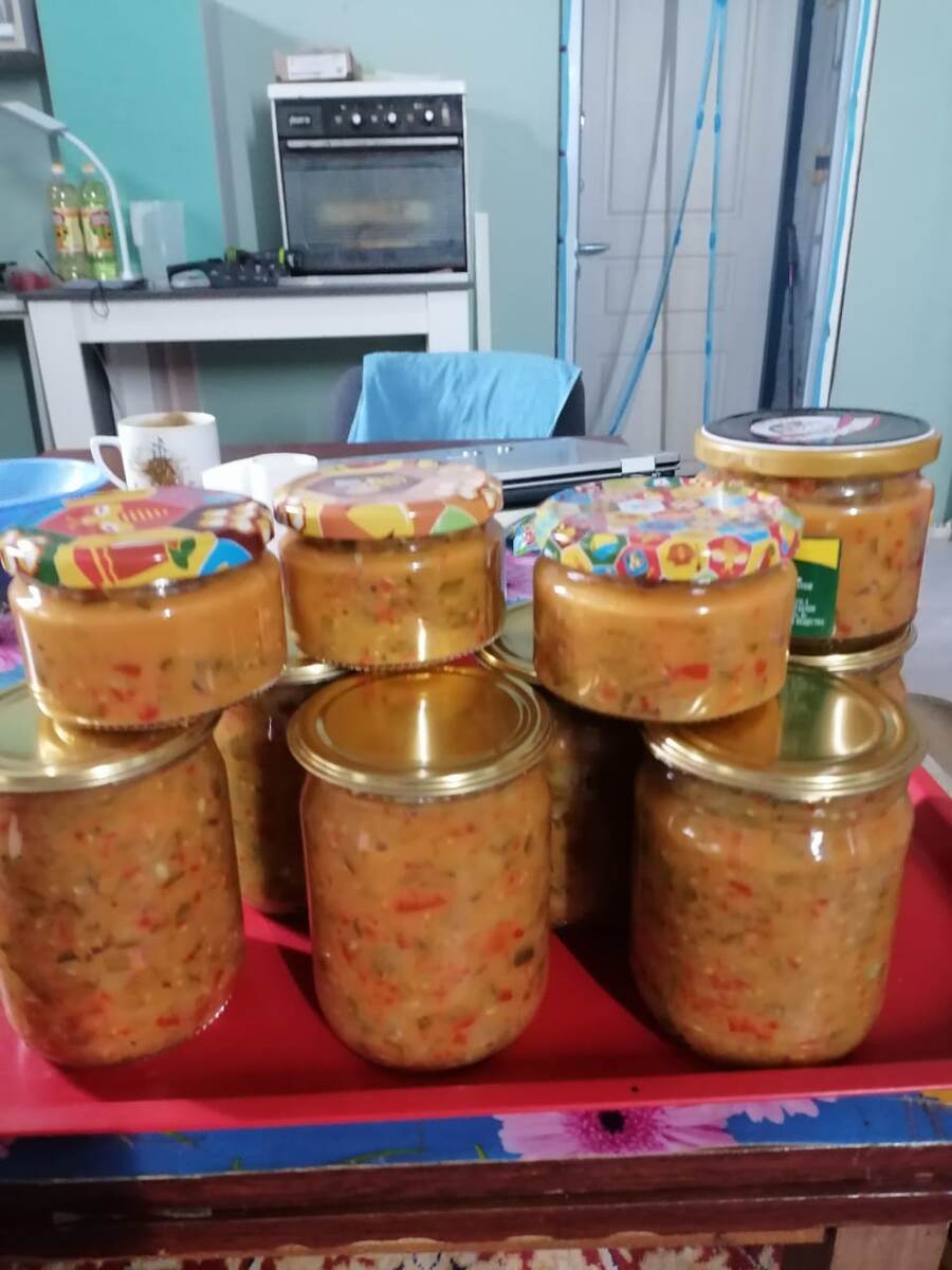 Получилось из 2-х порций продуктов