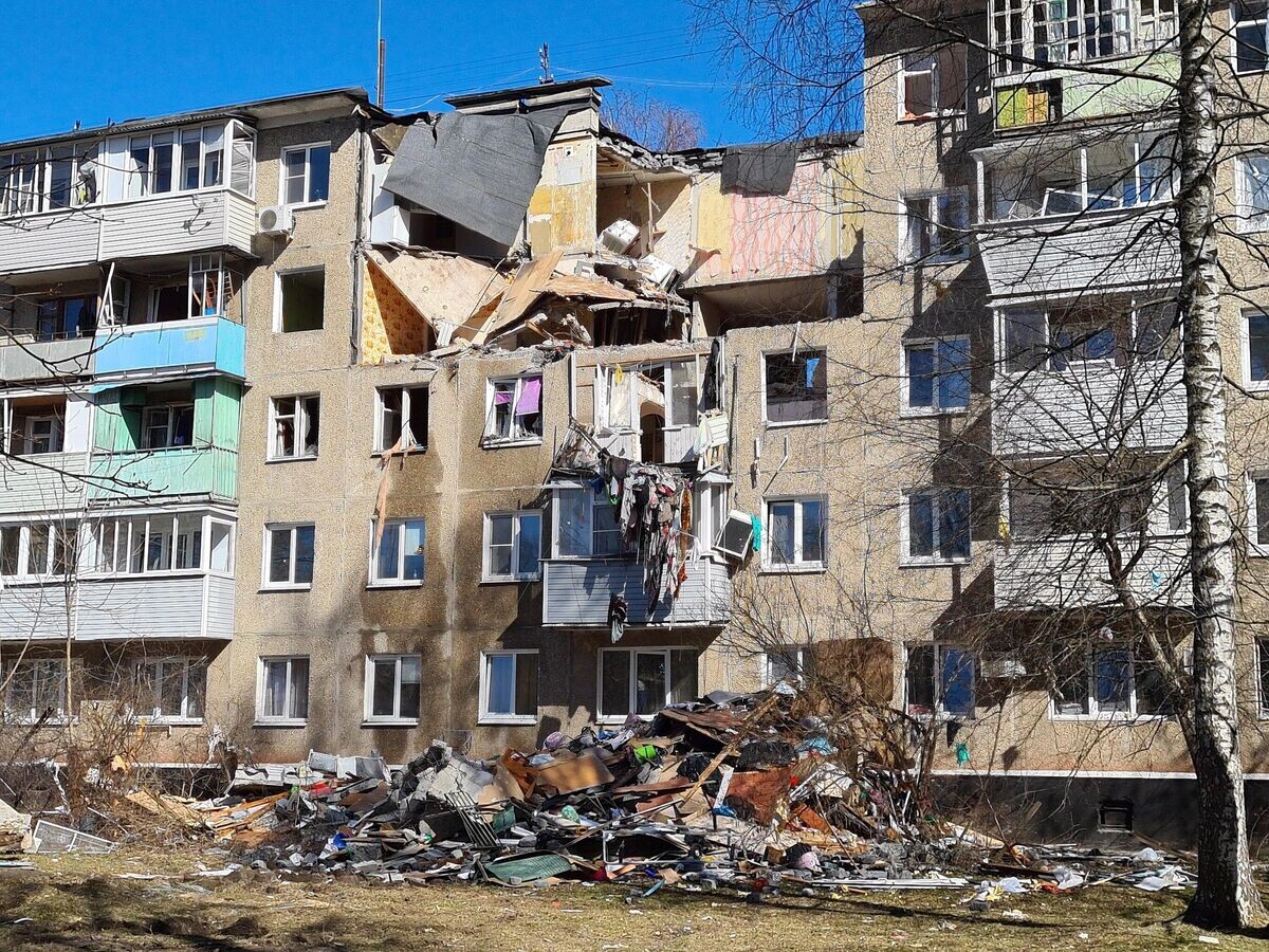    Последствия взрыва бытового газа в Ступино© АГН "Москва" / Денис Воронин