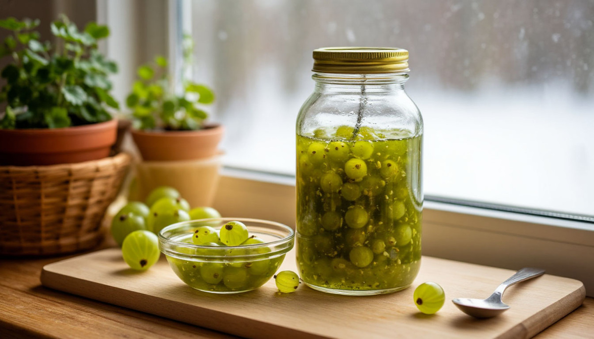 варенье из крыжовника простой рецепт.