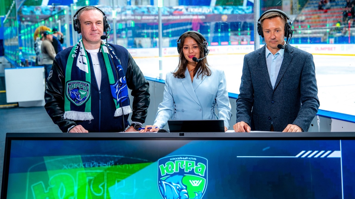    Руслан Кухарук поддержал ХК «Югра» на первом матче сезона