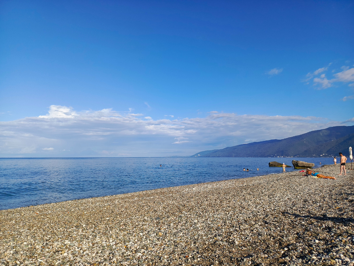 Вот так на пляже утром