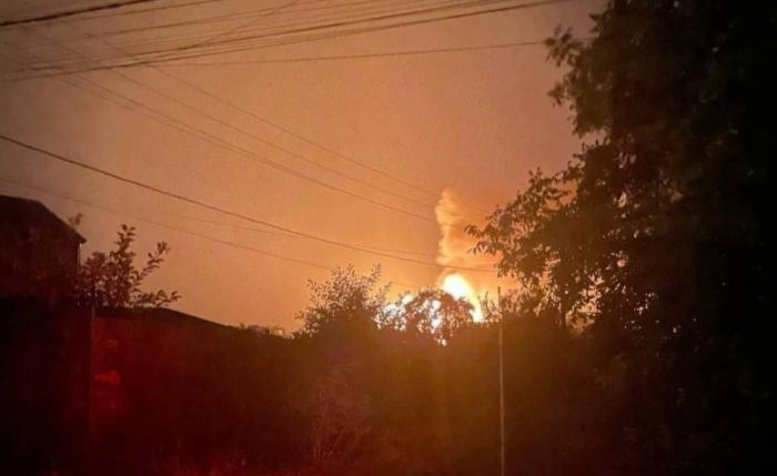 ВС РФ наносят удары по объектам противника во временно оккупированном Запорожье, источник Телеграм-канал WarDonbass