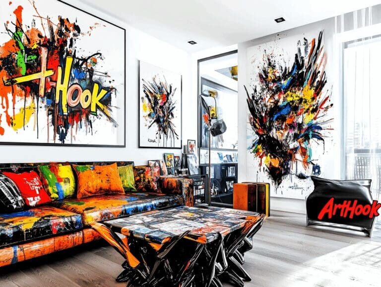    Современное искусство в интерьере квартиры: как создать уникальное пространство, отражающее вашу индивидуальность Art-Hook.Ru