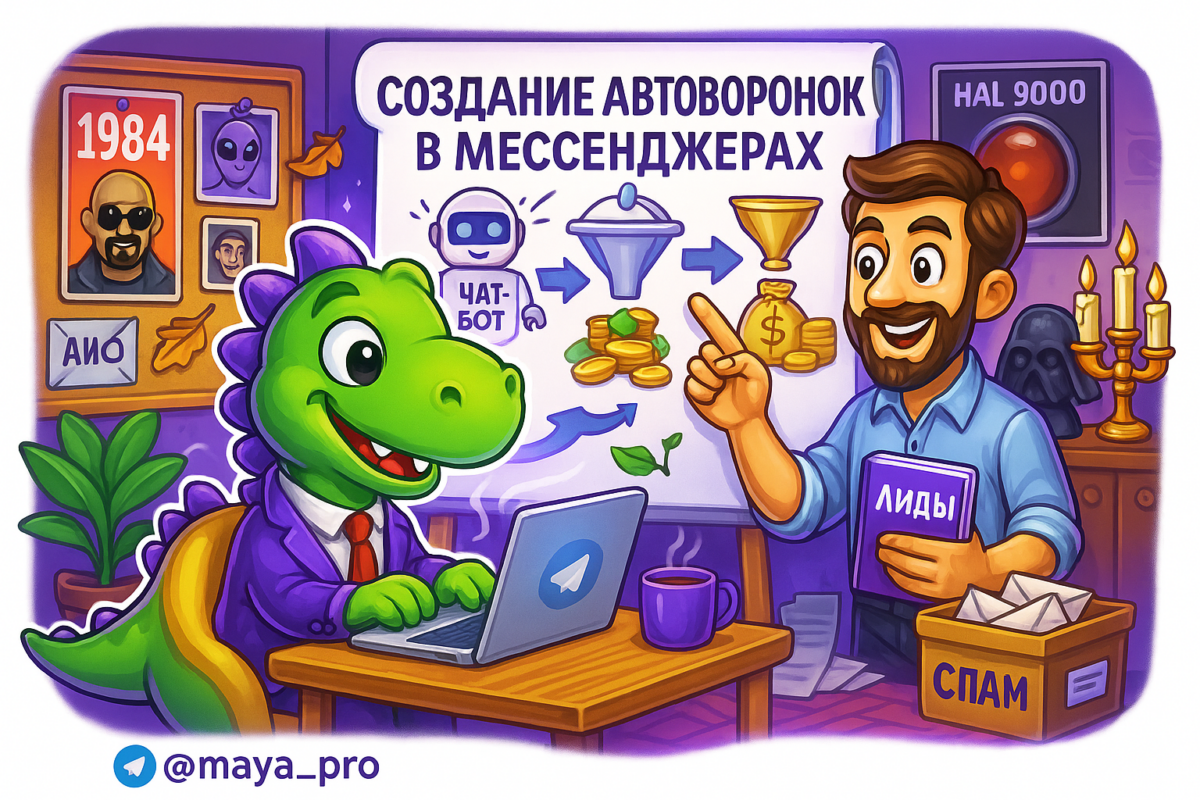    Автоворонки в мессенджерах: как автоматизация спасает бизнес от суеты и недовольных клиентов Артур Хорошев