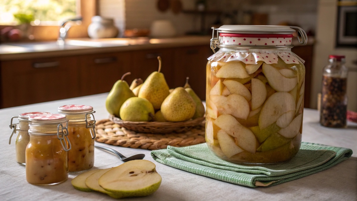 компот из груш сохраняет вкус и аромат свежих фруктов