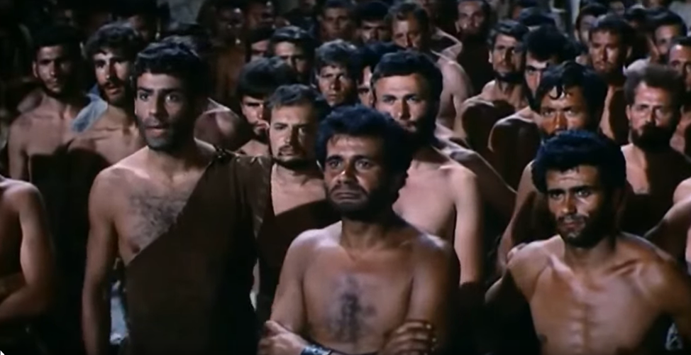 Кадр из фильма «Похищение сабинянок» 1961 год, Италия – Франция, реж. Ришар Потье.