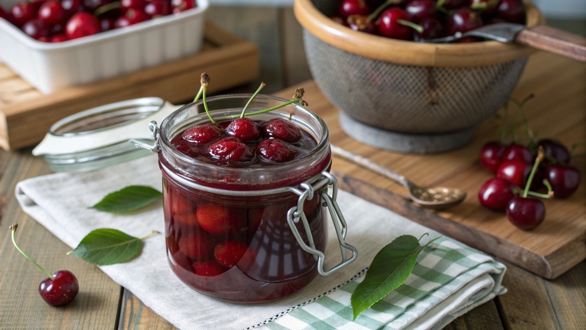 Компот из черешни