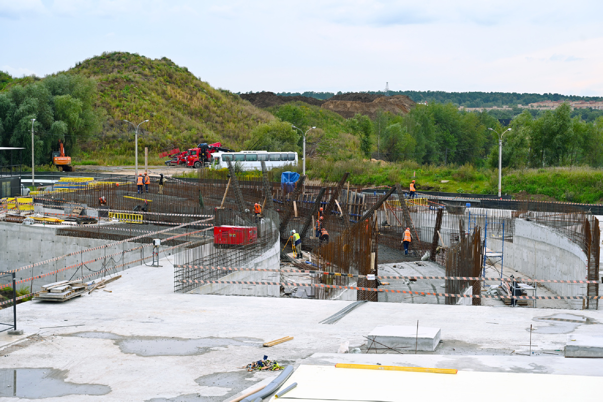 Многофункциональная подземная парковка на территории «СберСити»