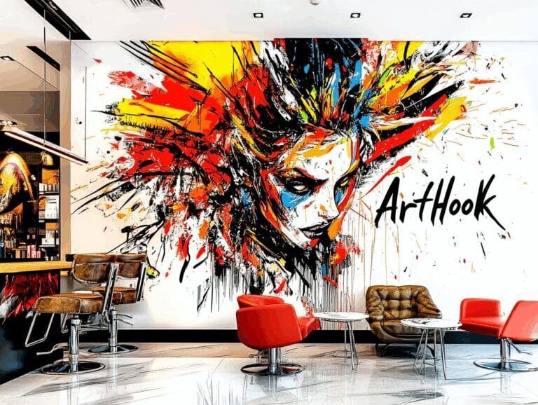    Как граффити-декор превращает ваш салон красоты в магнит для клиентов: секреты стильного оформления стен и экстерьера Art-Hook.Ru