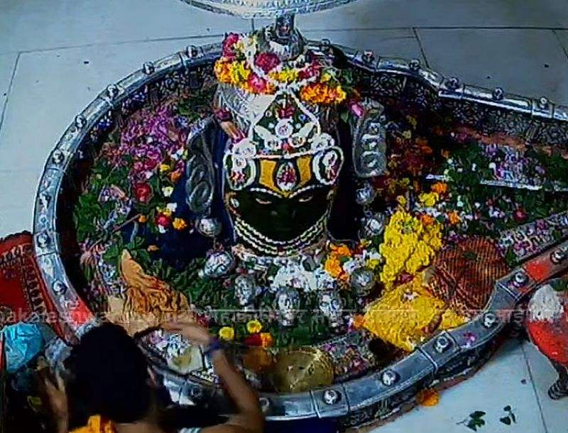 Лингам в храме Махакалешвар, Удджайна, штат Мадхья-Прадеш, Индия