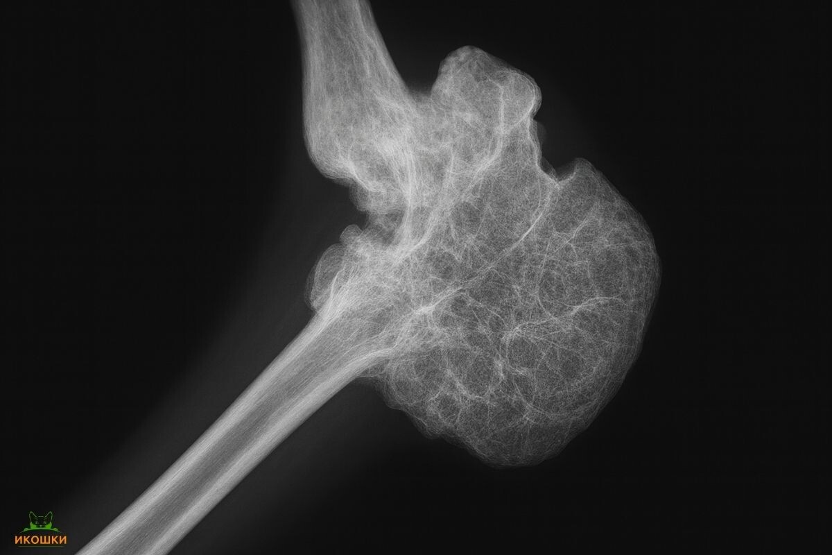 Изображение костных и хрящевых разрастаний при остеохондродисплазии