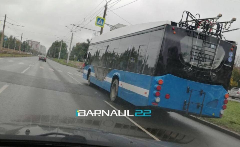    Новый троллейбус в Барнауле. Источник: Barnaul 22