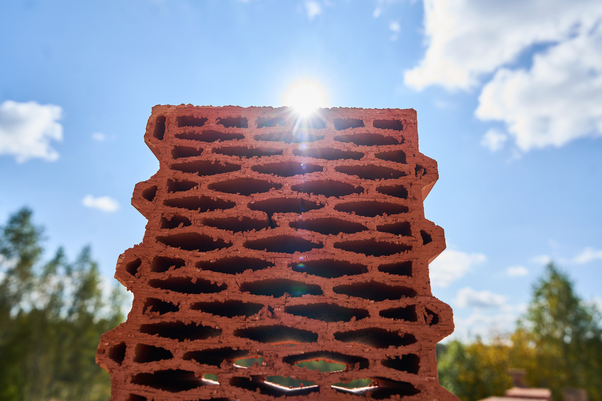 Керамический блок. Фото автора