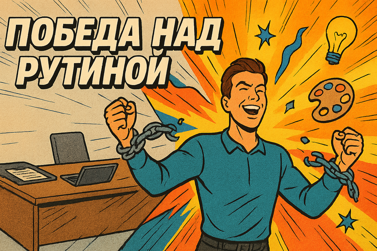 Вы — сильный специалист, но устали жить «по чек-листу» и без огня. Проблема — задачи повторяются, внимание расползается, день будто не ваш. Дам чёткий план и инструменты, чтобы вернуть интерес каждый будний день.