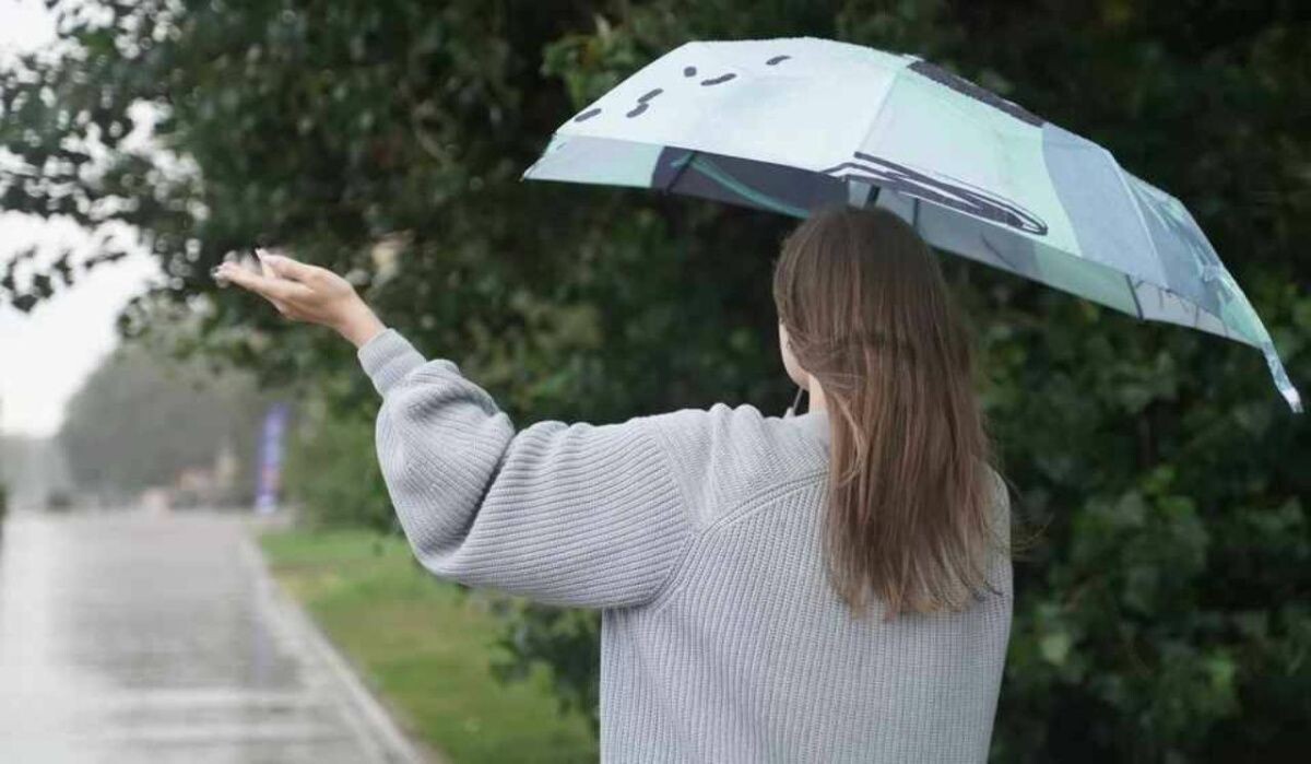     Девушка с зонтом. Источник: chel.kp.ru Автор фото: Светлана Маковеева