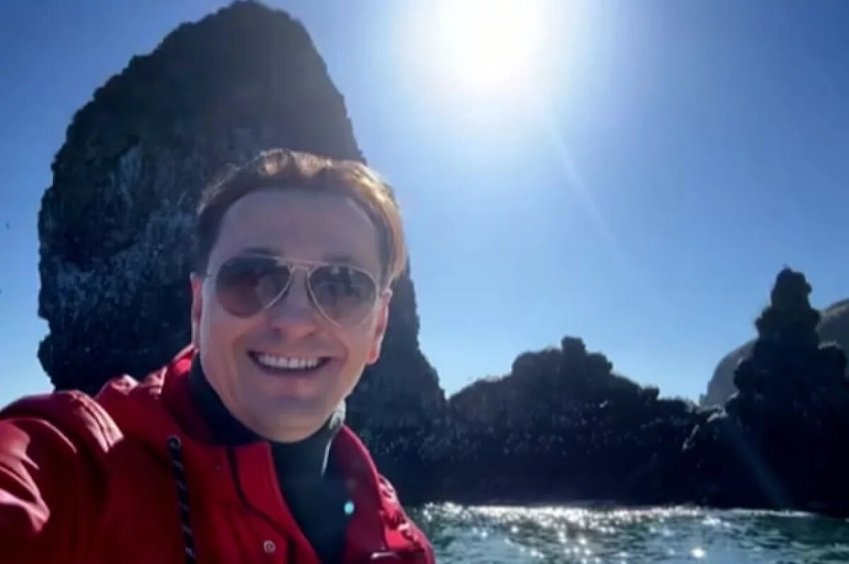    Актер Сергей Безруков в восторге от морской прогулки и рыбалки на Камчатке