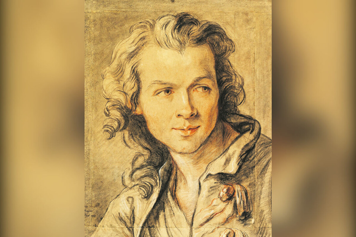 Фото: Жан-Батист Лемуан. Портрет Этьена Мориса Фальконе. 1741 г.